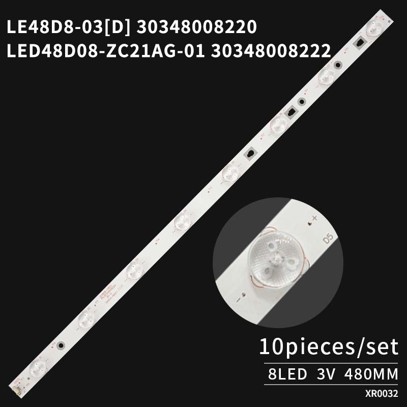 LED TV Backlight Strips LED48D08-ZC21AG-01 LED48D8-03(D) 30348008220 for LE48A30N LE48A31