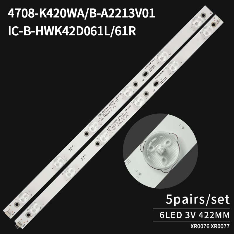 LED TV Backlight Strips SVG600A36-A 17Y 60UHD A-REV02-5LED-170209 for KD-60X695E KD-60X690E KD-60X6700E
