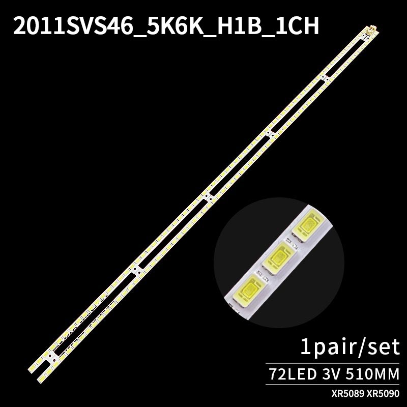 LED TV Backlight strips 2011SVS46_5K6K_H18_1CH_PV_LEFT72 for UE46D5500 UE46D5000