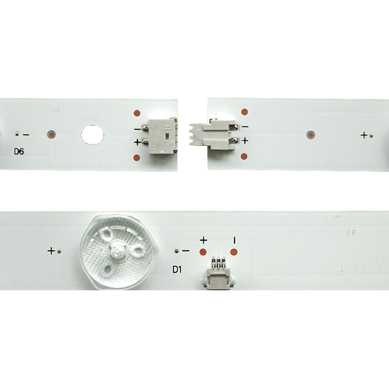 LED TV Backlight strips JL.D55062235-044AL-F for JAV 55A01 LED55HD580 6+6led 3v 554mm