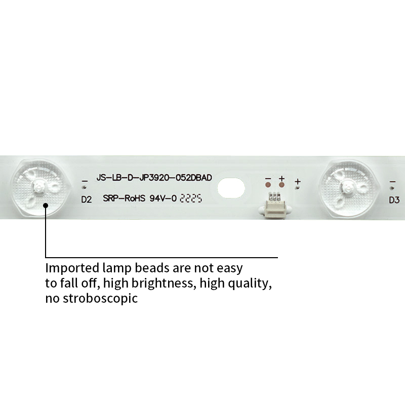 LED TV Backlight strips JS-LB-D-JP3920-052DBAD for D39-2000 TL403 LED39C310A LC390TU1A11 NVR-7406-39HD-N