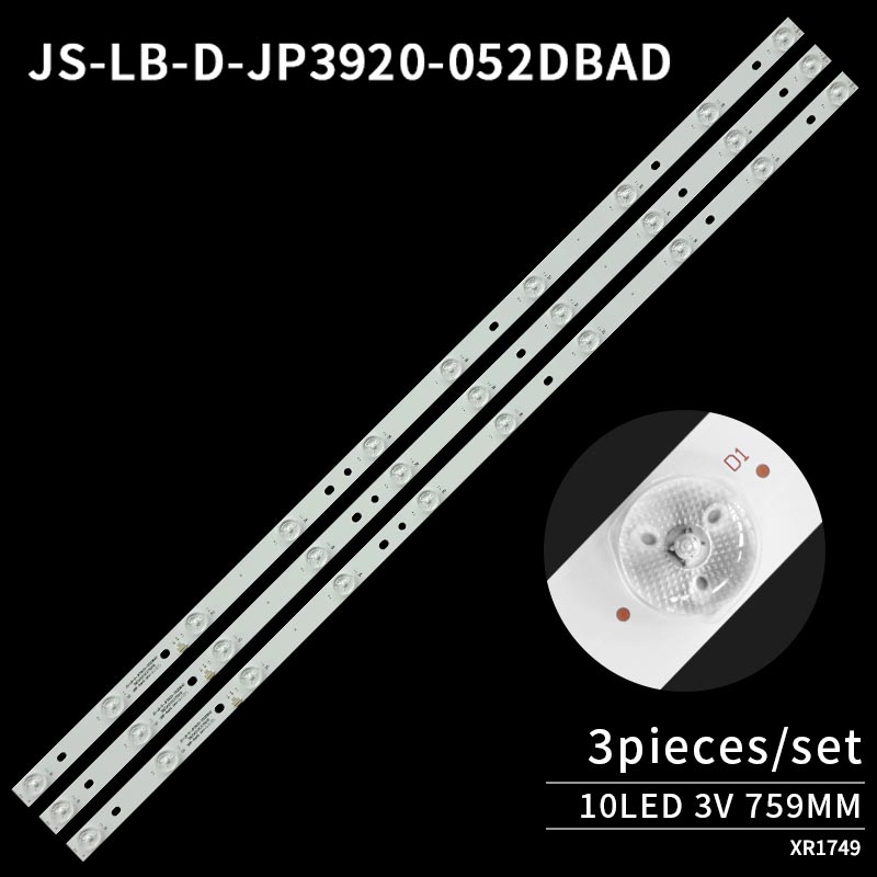 LED TV Backlight strips JS-LB-D-JP3920-052DBAD for D39-2000 TL403 LED39C310A LC390TU1A11 NVR-7406-39HD-N