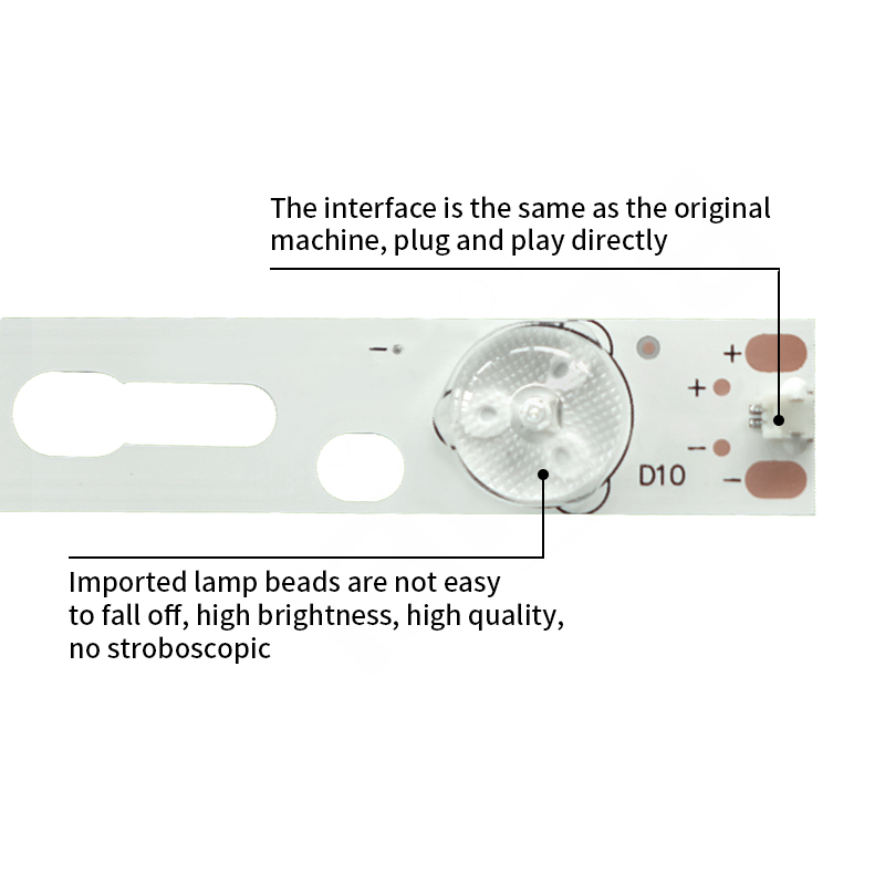 LED TV Backlight strips IC-B-HWBB40D401 KJ395D10-ZC14F-01 02 303KJ395033 TS40 D40LW1000 HD40L41A-V02 for JVC LT-40N530AA