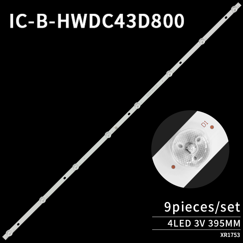 LED TV Backlight strips IC-B-HWDC43D800 CRH-BH433030030873L-Rev1.1 for L43M5-AZ