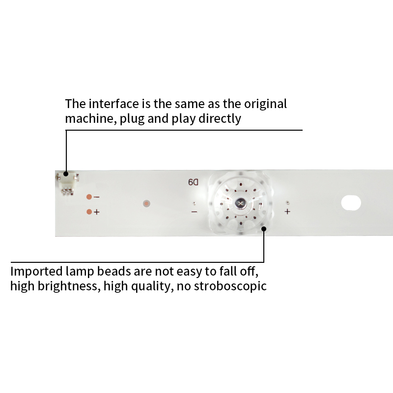 LED TV Backlight strips OY39D09-ZC14F-01 for LE39D52 LE39D10 532WY390M01 LS390TUIP00