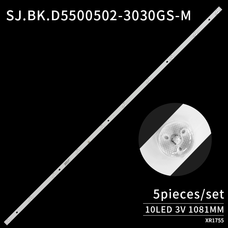 LED TV Backlight strips SJ.BK.D5500502-3030GS-M 1.14.MD550033 200814 for 55PUF6271/T3