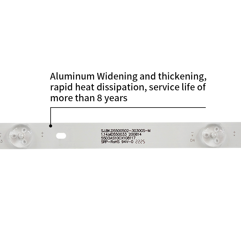 LED TV Backlight strips SJ.BK.D5500502-3030GS-M 1.14.MD550033 200814 for 55PUF6271/T3
