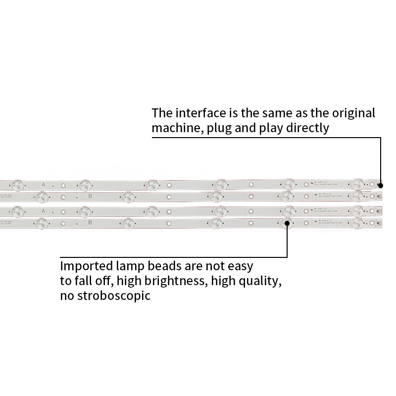 LED TV Backlight strips MS-L1281-L V3 YAL13-0093528D-00 MS 6928 A4 111-114 3.0-3.2 C 00863 for 40E3500 40X3 40E3000 40X5