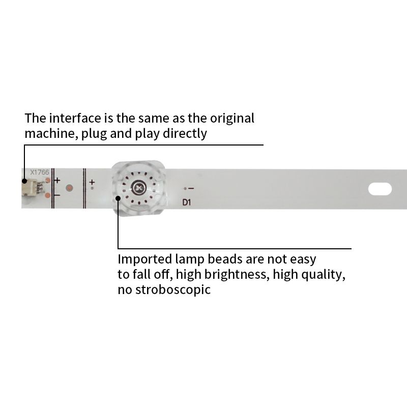 LED TV Backlight strips CRH-BK75Y1U713030T120607P-REV1.2 HD750Y1U71-T0+2020072401+BK75Y1U71 for 75E3F 75E5G 75E3F