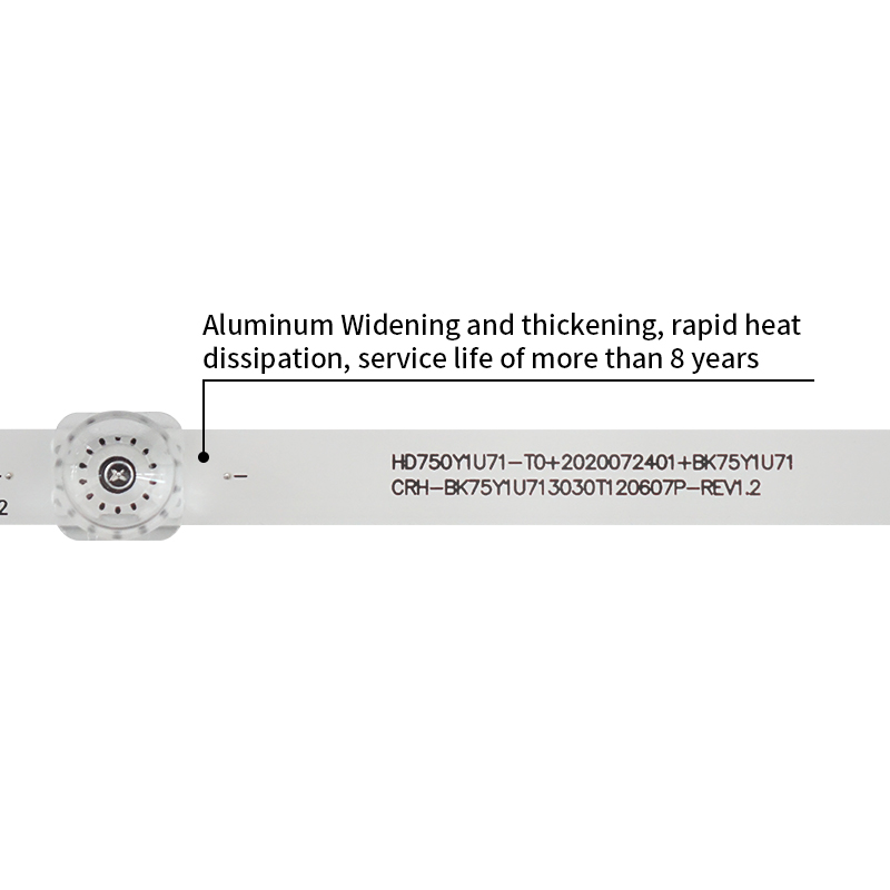 LED TV Backlight strips CRH-BK75Y1U713030T120607P-REV1.2 HD750Y1U71-T0+2020072401+BK75Y1U71 for 75E3F 75E5G 75E3F