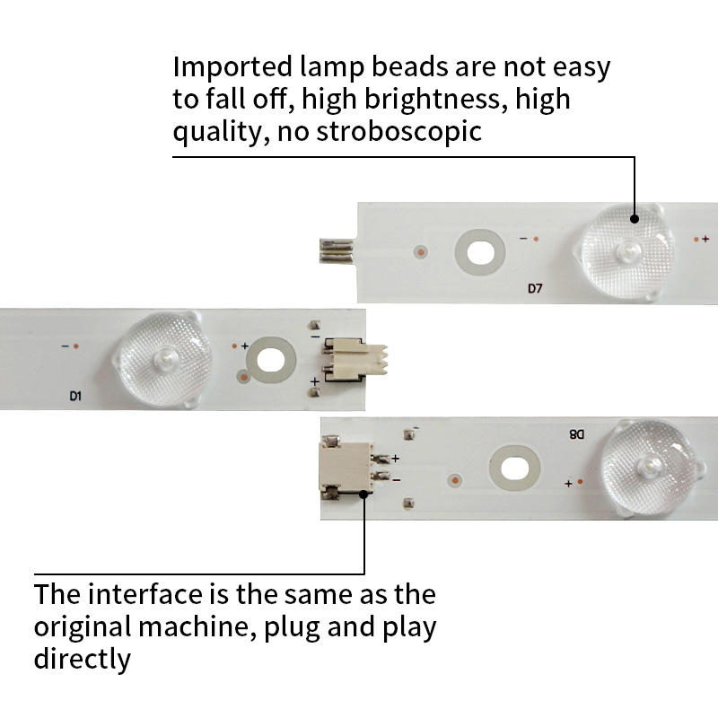 LED TV Backlight strips CEJJ-LB650Z-14S1P-M2835-B-3 LB-PC3030-GJUHD658X14ADM2-R-H EVT LBM650P0701-AB-5(R) for 65PUF6701 65PUF6721 65PUF6652