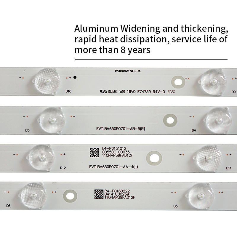 LED TV Backlight strips CEJJ-LB650Z-14S1P-M2835-B-3 LB-PC3030-GJUHD658X14ADM2-R-H EVT LBM650P0701-AB-5(R) for 65PUF6701 65PUF6721 65PUF6652