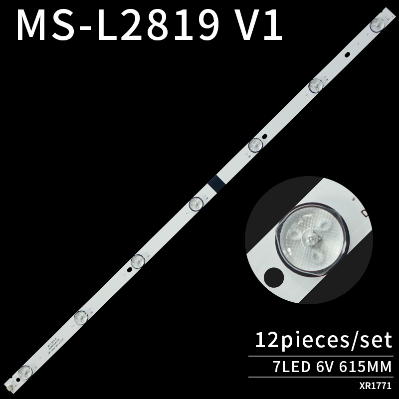 LED TV Backlight strips MS-L2819 V1 for ST-6550US SMX6566USM CELED650219B6 LE-6519NUD 65SUA2505 65SUA2525