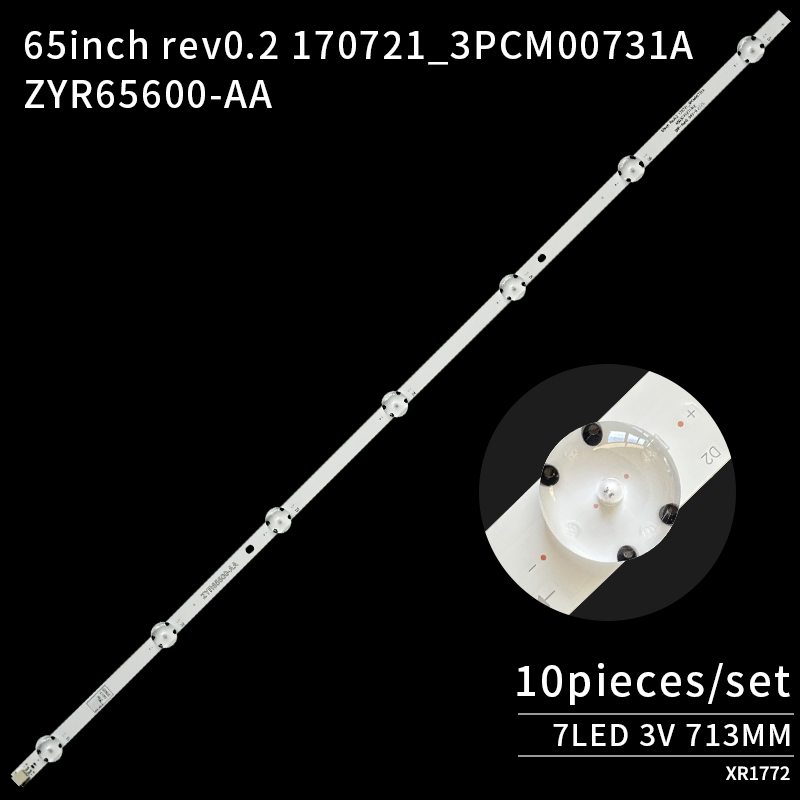 LED TV Backlight strips Arcelk 65Inch Rev0.2 170721 3PCM00731A ZYR65600 AA for 65GUB8862 65GUB8865 65GUB8866 65GUB8867