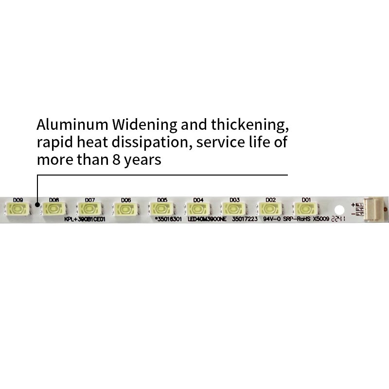 LED TV Backlight strips KPL+390B1CE01 LEFT BLUE-010 35016301 LED40M3900NE 35017223 for LE4056 LE4058 LE4057 53leds
