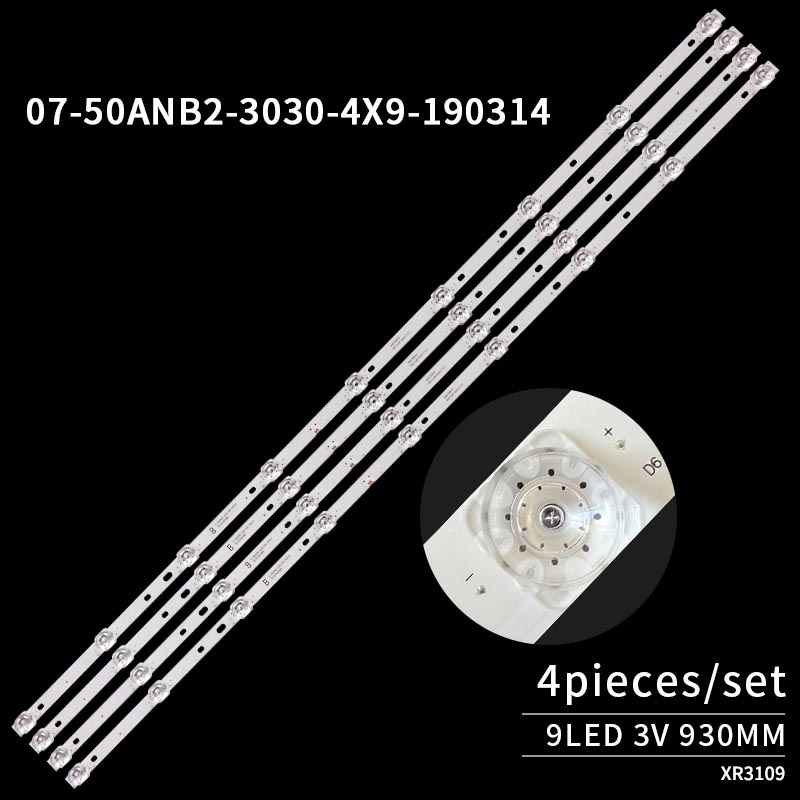 LED TV Backlight strips 07-50ANB2-3030-4X9-190314 210BZ09D0B33HBL04N193560028451753N304473Y50ANB2 for 50 inches tv