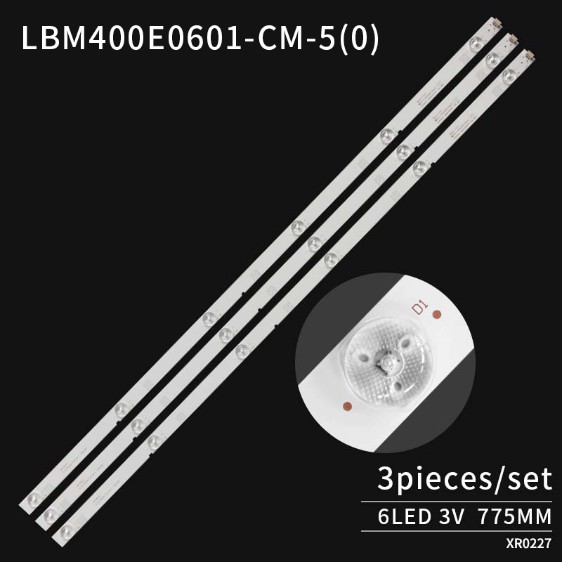 LED TV Backlight strips EVERLIGHT LBM400E0601-CM-5(5) for LC-40LE280X RUNTBB473WJZZ