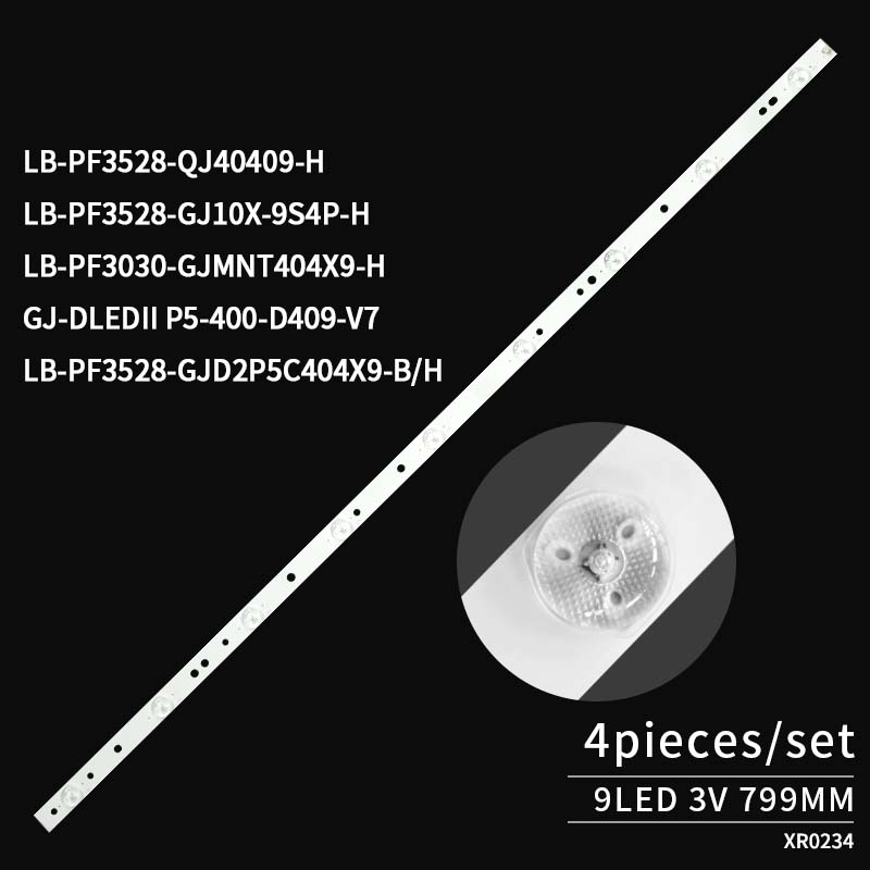 LED TV Backlight strips LB-PF3528-QJ40409-H LB-PF3528-GJ10X-9S4P-H GJ-DLEDII P5-400-D409-V7 LB-PF3030-GJMNT404X9-H for LED-40B800