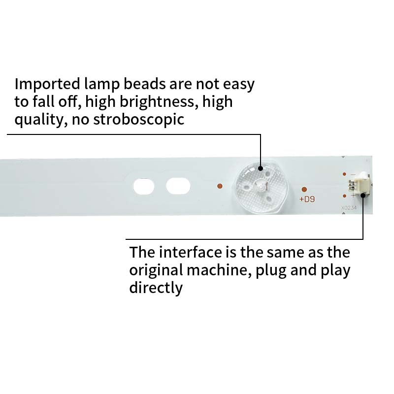 LED TV Backlight strips LB-PF3528-QJ40409-H LB-PF3528-GJ10X-9S4P-H GJ-DLEDII P5-400-D409-V7 LB-PF3030-GJMNT404X9-H for LED-40B800