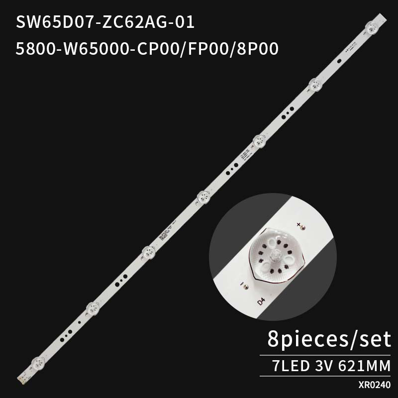 LED TV Backlight strips 5800-W6500-8P00 SW65D07-ZC62AG-01 7794-66500-D360 43MK-J65000-Y8P00 303SW650054 for 65E33A 65K5CD 65M4