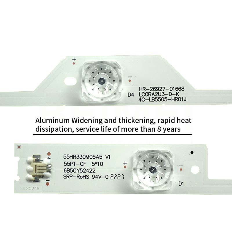 LED TV Backlight strips 4C-LB5505-HR01 55HR330M05A5 V1 for D55A9C 55P1-CUD