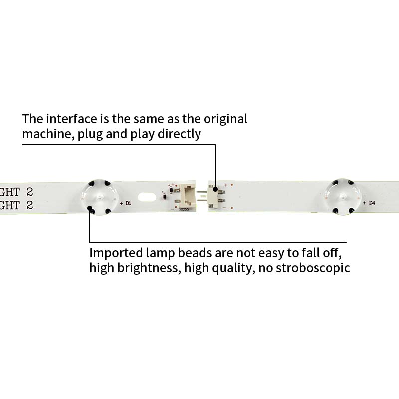 LED TV Backlight strips 49 V16.5 ART3 2708 REV0.02 6916L-2710A 6916L-2706A for 49UH603V 49UH620V LC490DGE