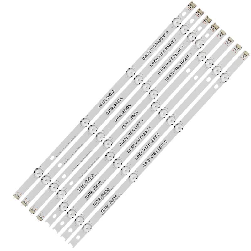 Светодиодные полосы подсветки 49 V16.5 ART3 2708 REV0.02 6916L-2710A 6916L-2706A для 49UH603V 49UH620V LC490DGE