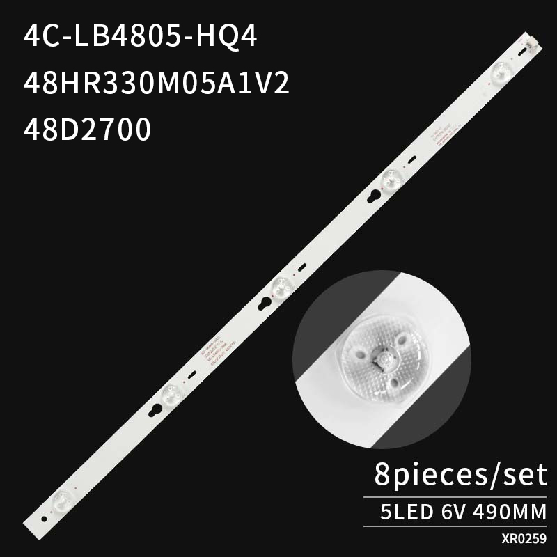 LED TV Backlight strips TOT_48D2700_8X5_3030C_V3 48HR330M05A1 V2 for B48A558U D48A710 D48A810L