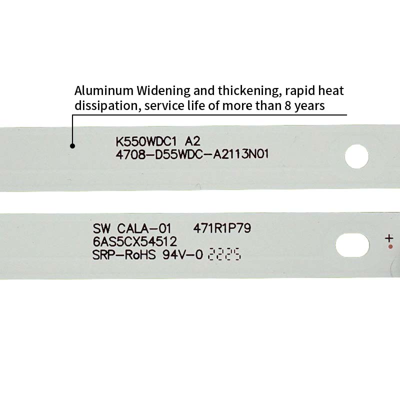 LED TV Backlight strips 4708-K550WD-A2113N01 K550WDC1 A2 471R1P79 for 55PUF6092