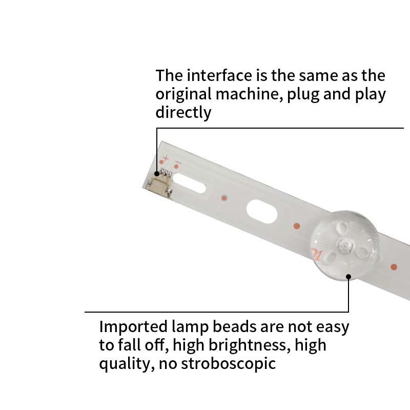 LED TV Backlight strips 4708-K49WDC-A2213NO1 K490WDC1 A2 for 49U5070 49BDL3056Q