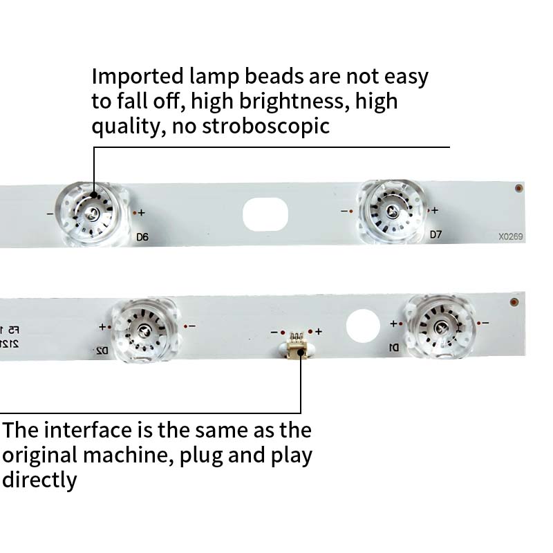 LED TV Backlight strips BX-48S04E01-2BBH2-0-Q-47V-0577 MX-48S04E03-2CCJ3-0-1-4B5-3457 for TX-48AX630B
