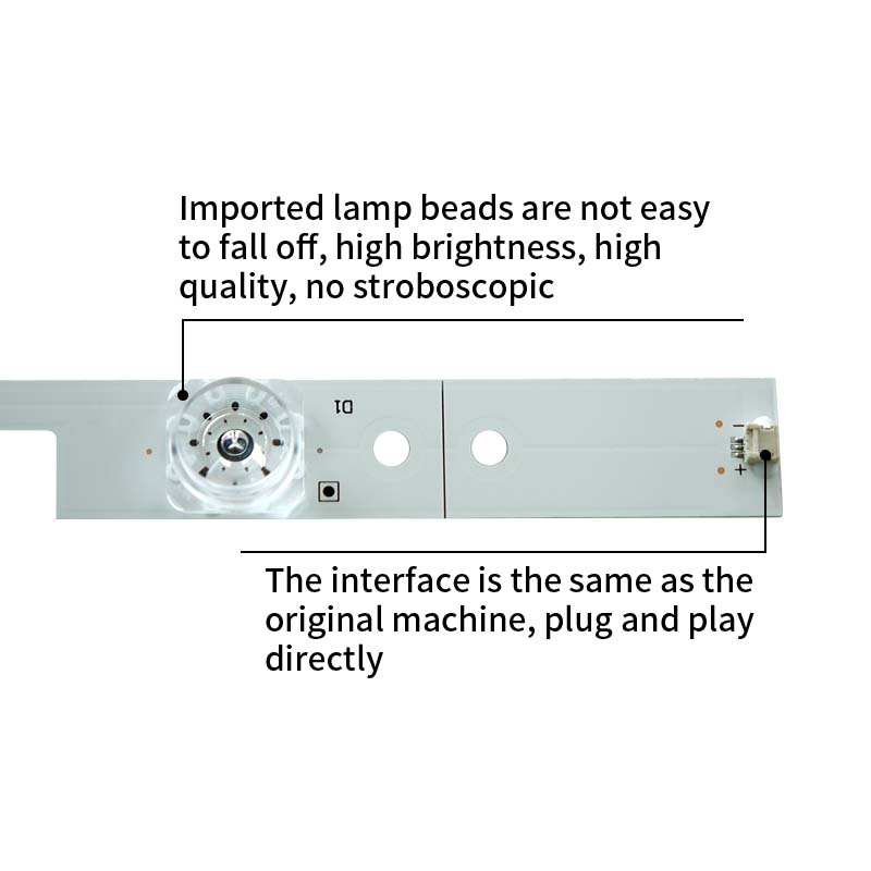 LED TV Backlight strips JL.D60051330-003DS-M 60_HD600N3U22_11X5_3030C for LED60N3700UA 60DU6070 LC-60P62U