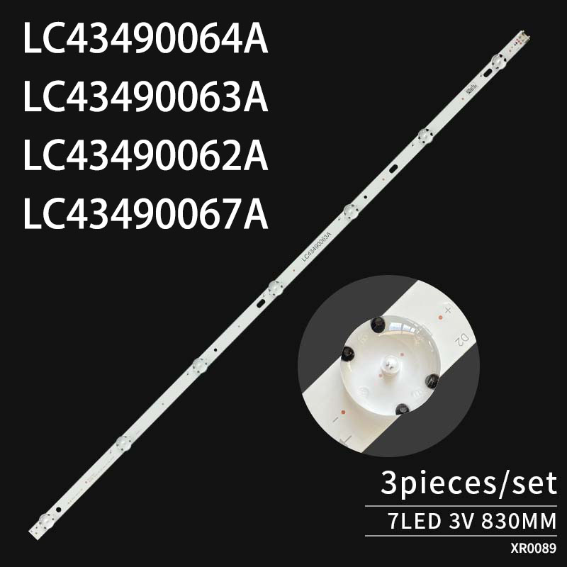 LED TV Backlight strips WOOREE 43 Inch UHD Led ARRY A-TYPE SSC 43L61 7LED SSC 430A63 for 43LJ5500