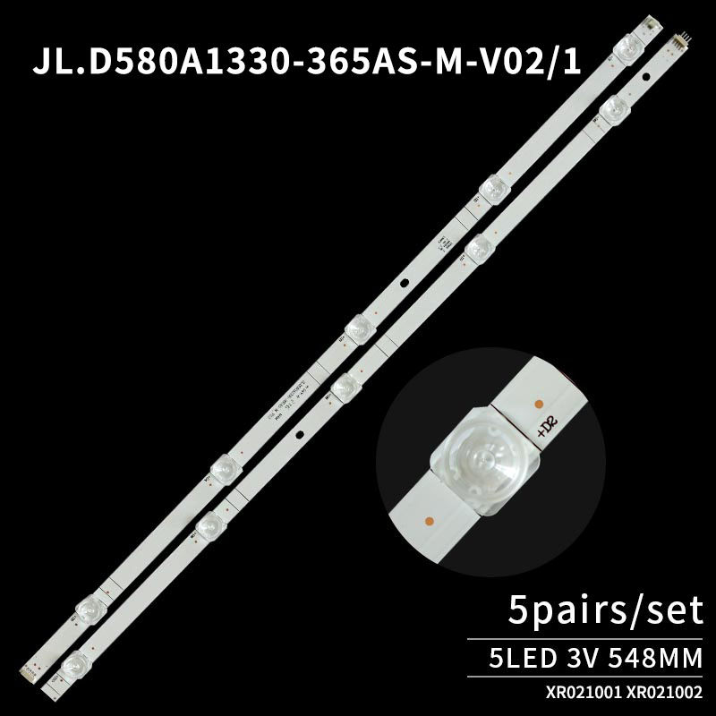 LED TV Backlight strips JL.D580A1330-365AS-M-V2.0 MAM for 58R6E 58H6550E 58H6570G