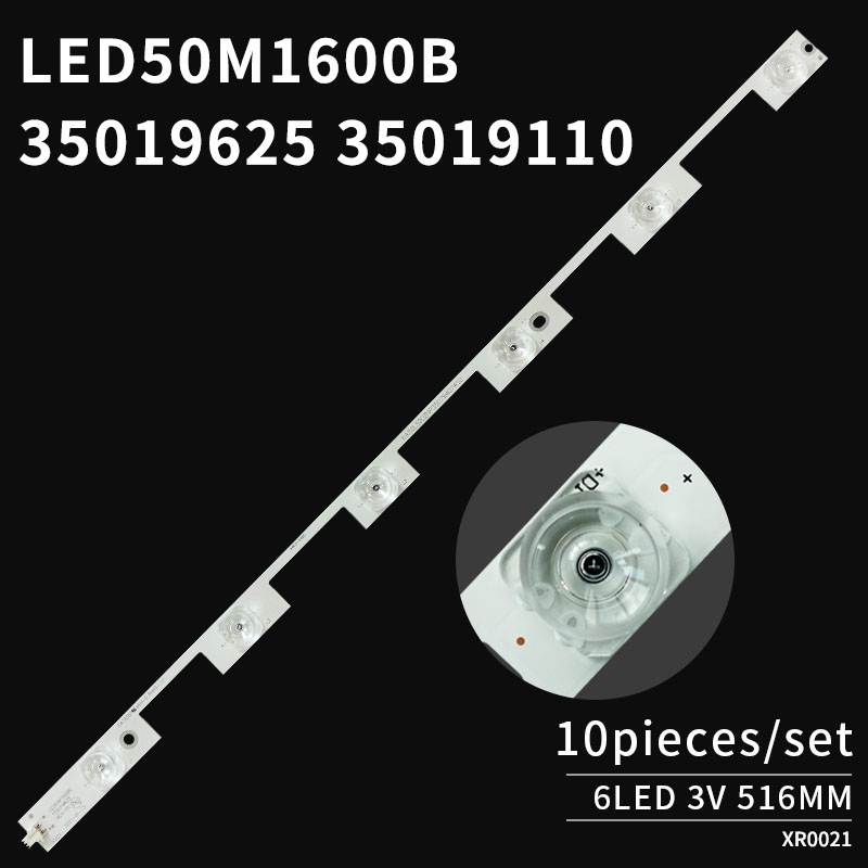 LED TV Backlight strips LED50M1600B 35019625 KA50LS00ZNP35079407452 for LED49G2 10 pcs/set