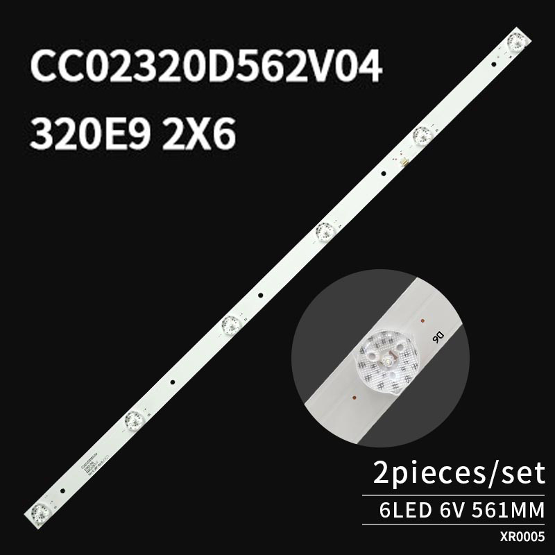 LED TV Backlight strips CC02320D562V04 320E9 2X6 for M32D-1 LE-8822A M32AW-RF