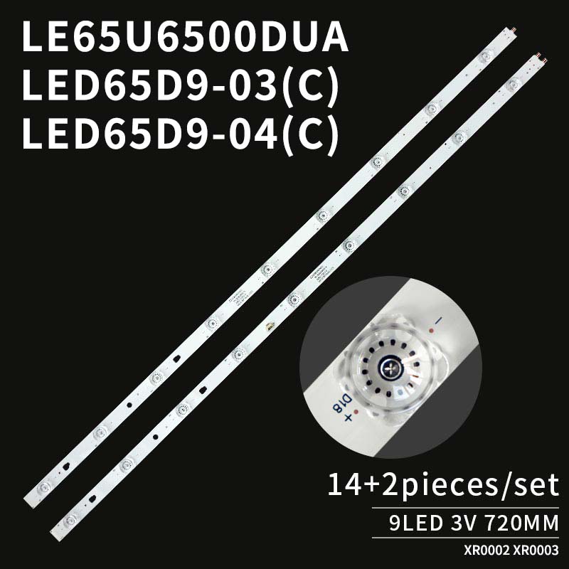 LED TV Backlight strips LED65D9-03 04 30365009215 for LS65AL88A71 14+2 pcs/set