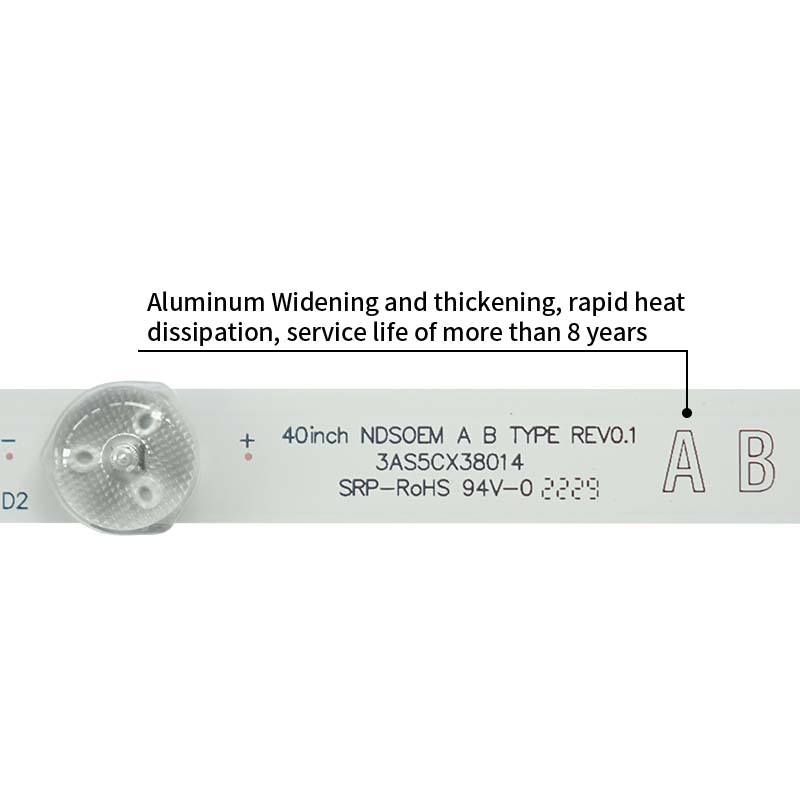 LED TV Backlight strips 40inch NDSOEM A B TYPE REV0.1 2013 40AB 3228 05 REV1.0 A for KDL-40W600B 40RM10B