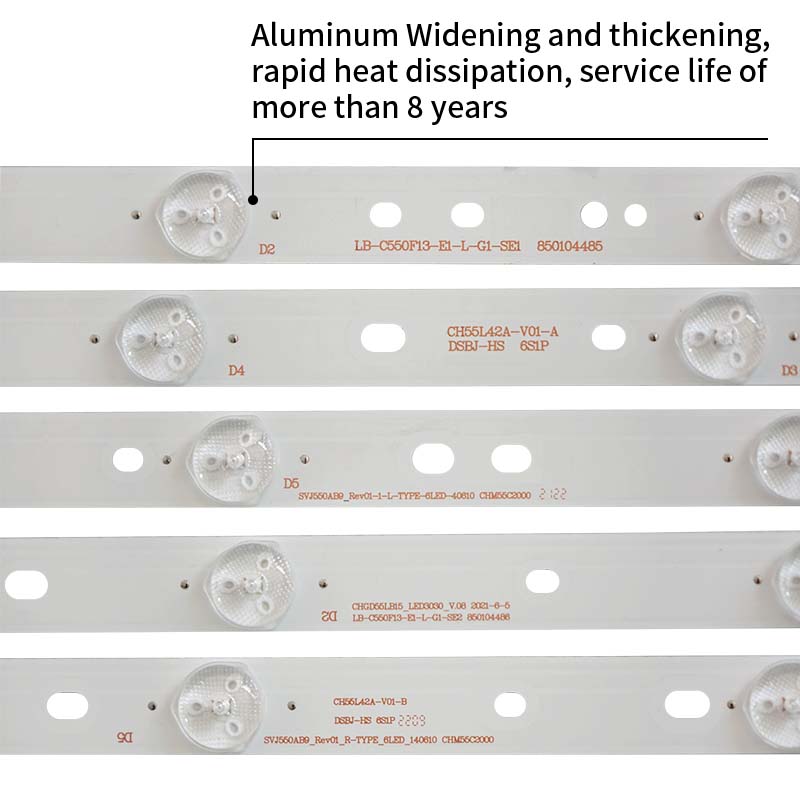 LED TV Backlight strips LB-C550F13-E1-L-G1-SE1 850104485 for HSL35D-2MC