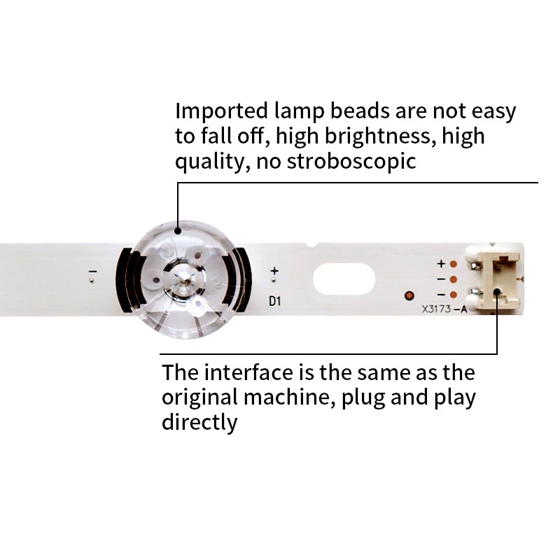 LED TV Backlight strips DRT 3.0 42 A-B type Rev01 for 42GB6310 42LB6500 42LB5500 42LB561V 42LB570V