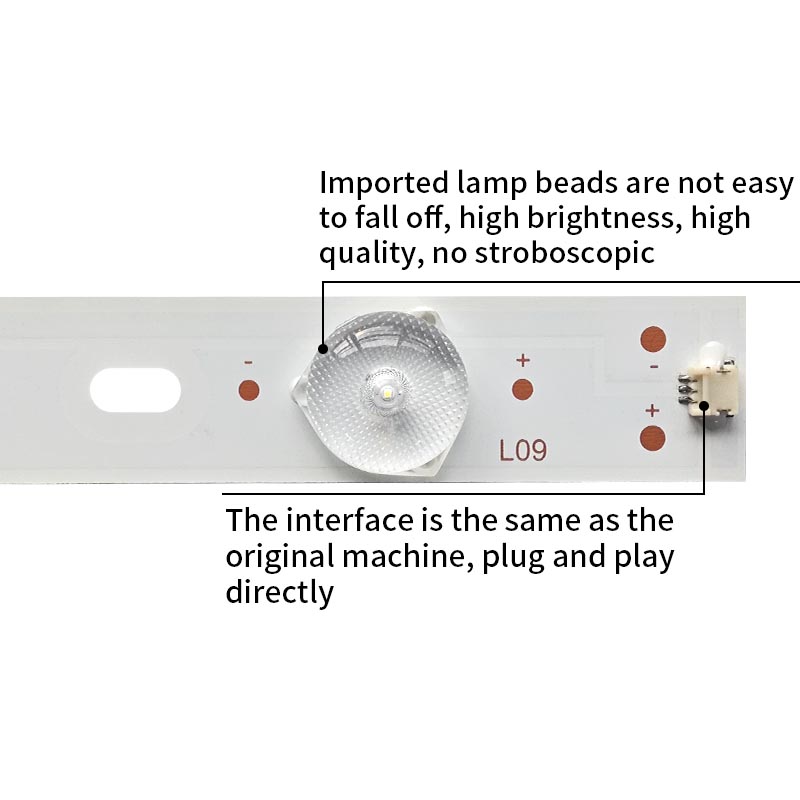 LED TV Backlight strips JL.D40091235-083AS-F C-HWBW40D518 for LED40G200