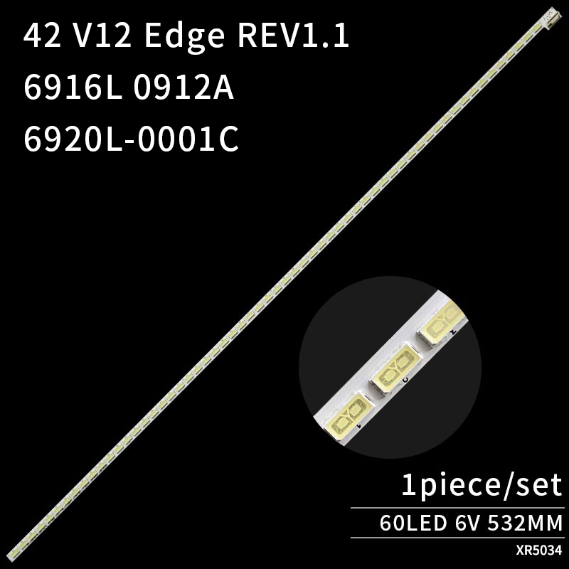 LED TV Backlight strips 6916L0912A PNA451 D2 42 V12 Edge REV1.1 1 6920L-0001C AG-A2 AG1227 for 42LM615S 42LM620S 42LT360C 42LT380