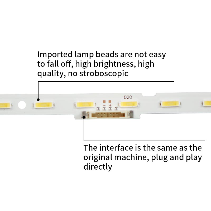LED TV Backlight strips V8N4-490SM0-R1 BN96-46045A for UN49RU8000 QN49LS03RAFXZA