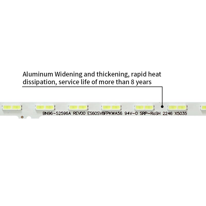 LED TV Backlight strips BN96-52596A REV00 ES60SV8FPKWA56 for UN60AU8000F UN60AU8200F