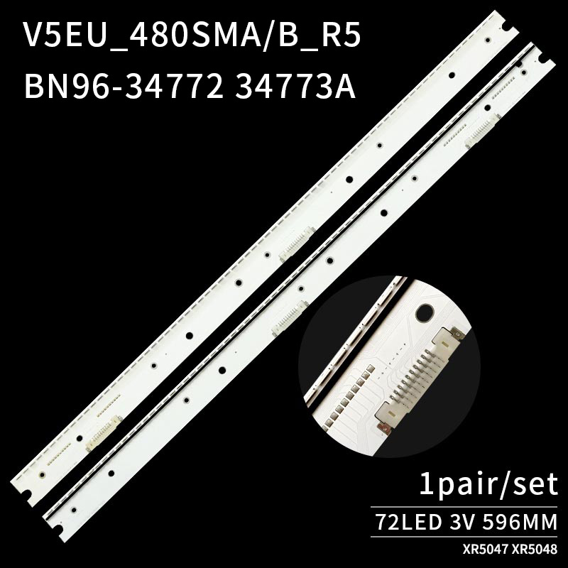 LED TV Backlight strips V5EU_480SMA_R5 14.12.01 S_5N9_48_SFL_L72_V1.1 for UE48JS8500T UE48JS9000T