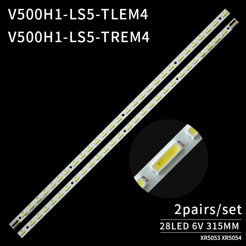 LED TV Backlight strips V500H1-LS5-TLEM4 for LED50R5100DE LED50K11A LED50E510DE 50R6100DE LED50M6180
