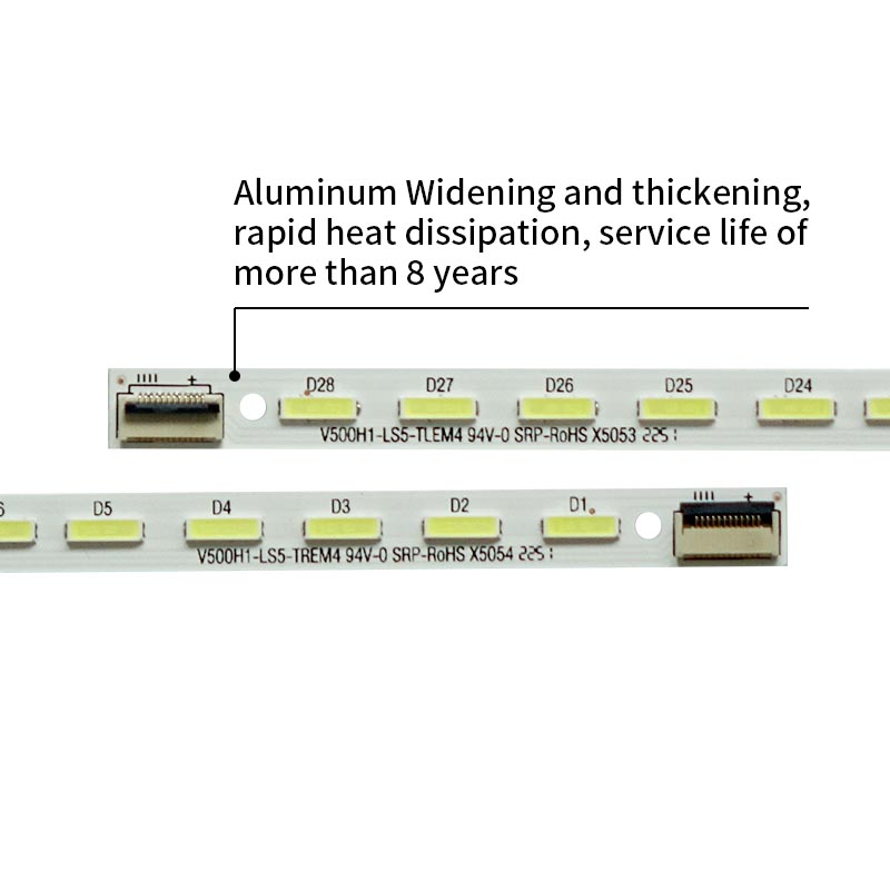 LED TV Backlight strips V500H1-LS5-TLEM4 for LED50R5100DE LED50K11A LED50E510DE 50R6100DE LED50M6180