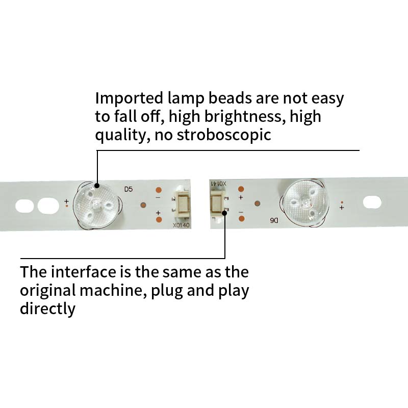 LED TV Backlight strips APT-LB15005 214321 7779-665000-D010 5800-W65002-LR10 for 65E6000 65M6E K65