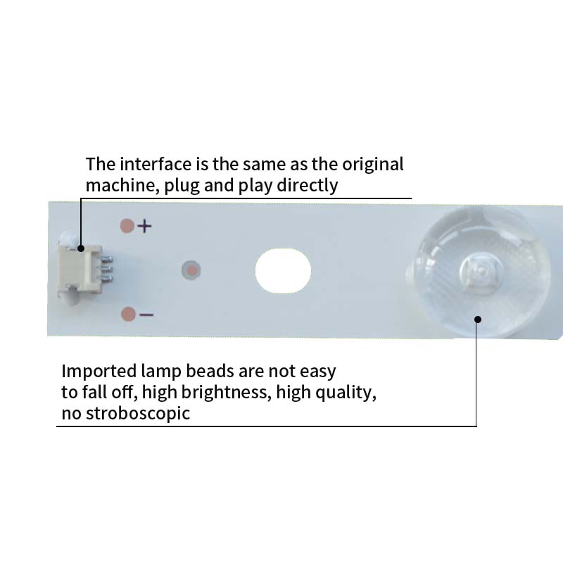 LED TV Backlight strips CRH-F55R81S353506116AT CRH-B55UKS35350611661-REV1.1 for LS55AL88U88 LS55AL88K51A3