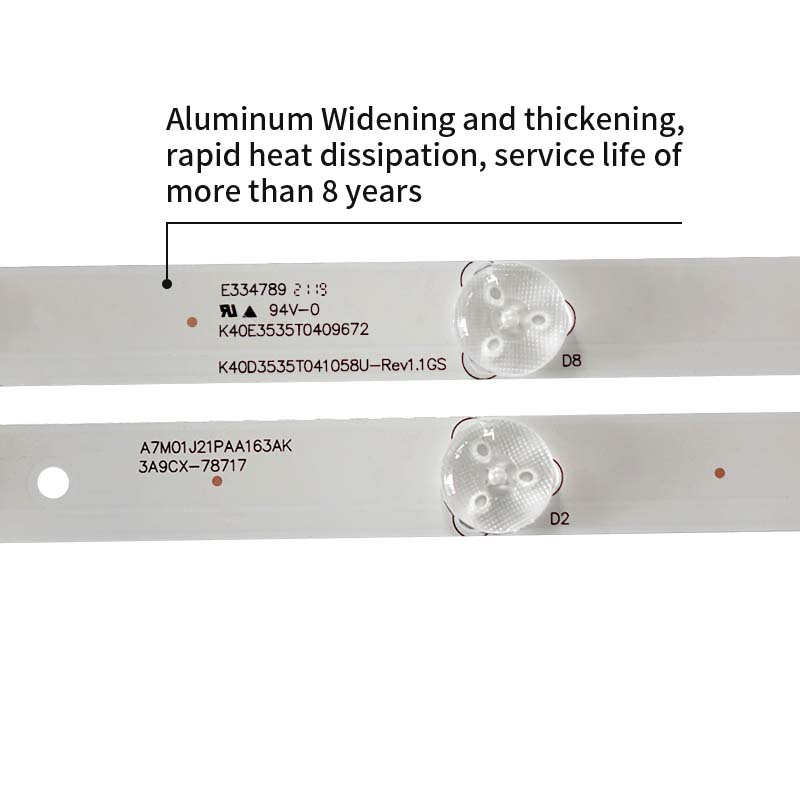 LED TV Backlight strips K40E3535T0409672-REV1.2 for LE40B510X LE40G310Z H40E07 H40E08